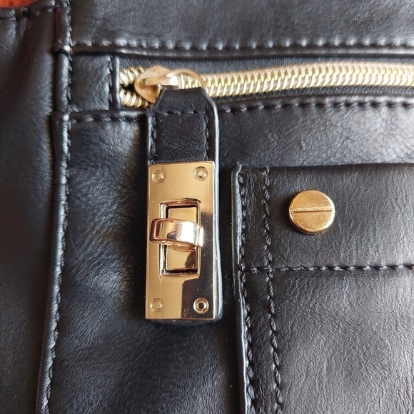 Kenneth Cole Reaction Black Synthetic Satchel Bag - Picture 2 of 16